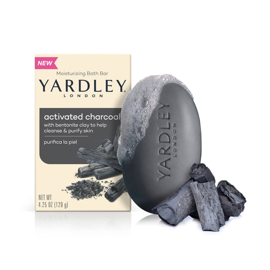 YARDLEY SOAP ACTIVATED CHARCOAL BAR 4.25 OZ