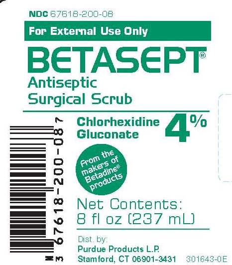 BETASEPT SURGICAL SCRUB 4%  8 OZ