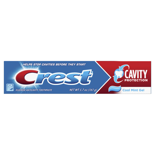 CREST CAVITY COOL MINT TOOTHPASTE GEL 5.7 OZ