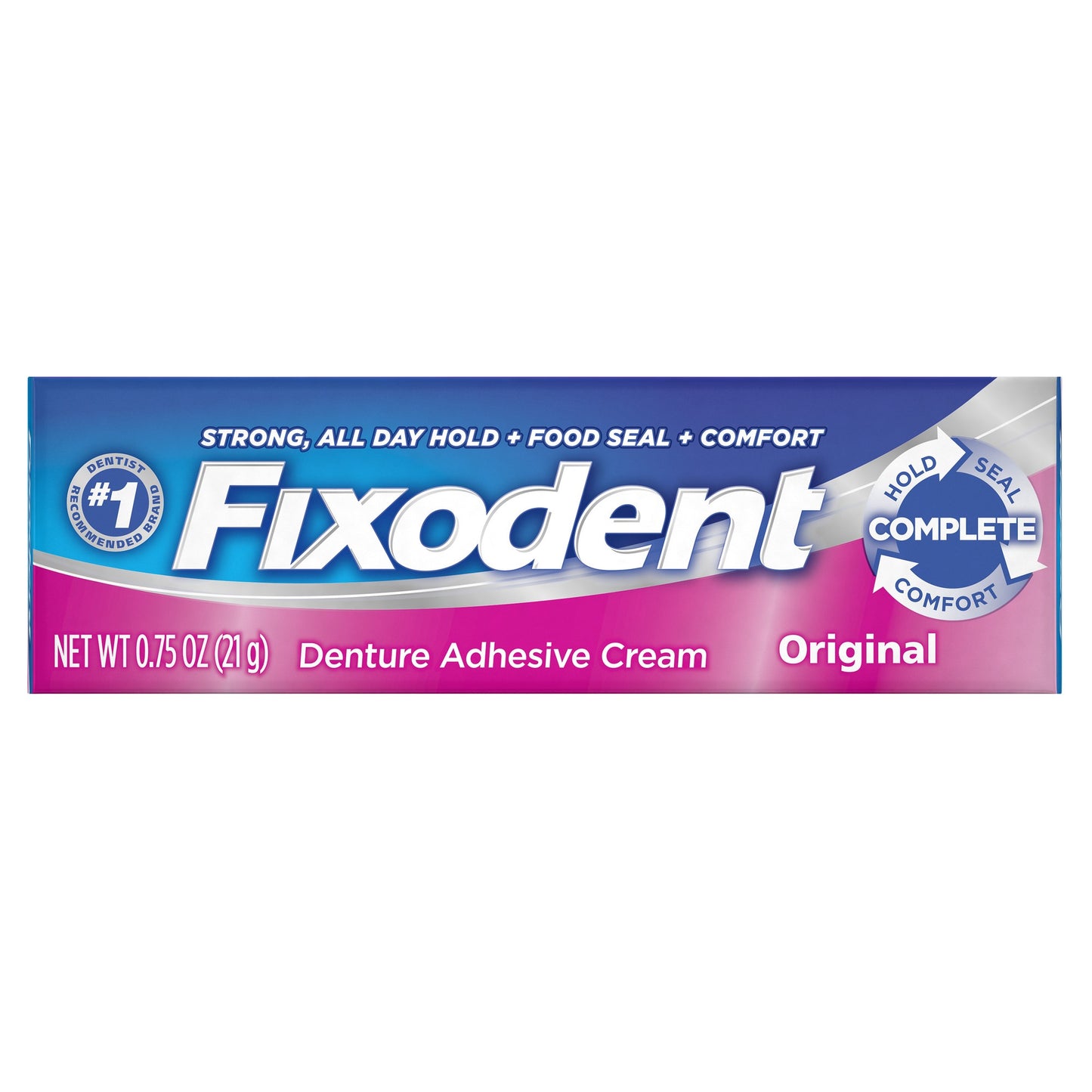 FIXODENT DENTURE ADHESIVE CREAM 3/4 OZ