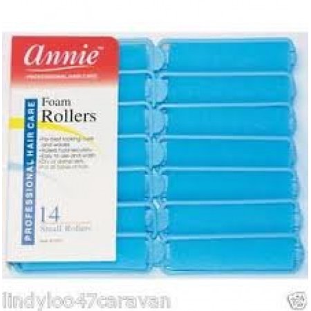 ANNIE FOAM ROLLERS BLUE SMALL 14 #1051