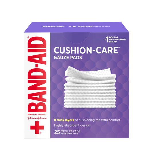 BAND AID FA GAUZE PAD 3 X 3" (25)