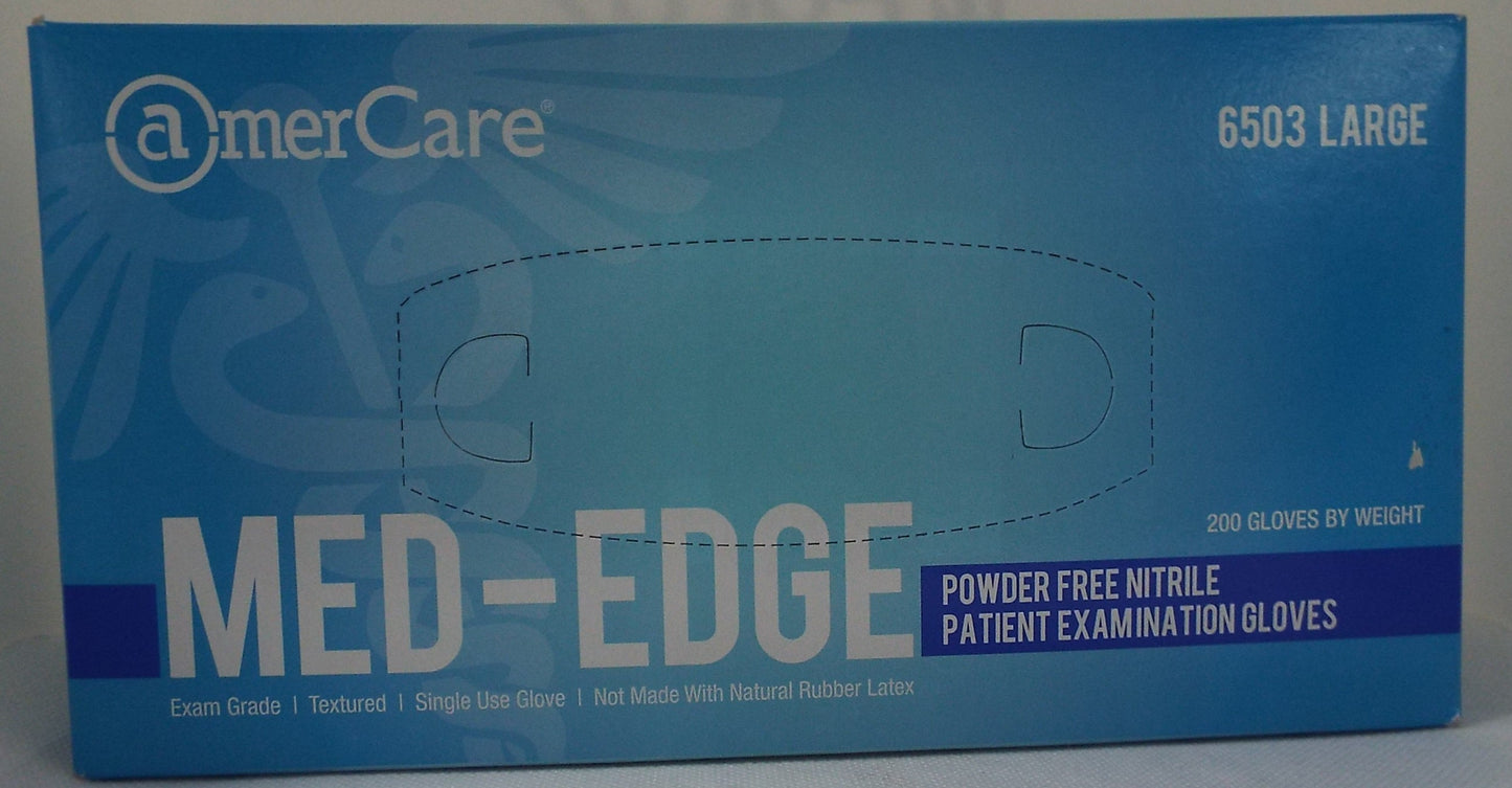 GLOVE NITRILE PF INDIGO EDGE LG 200