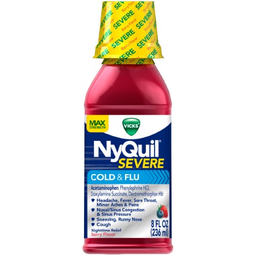 NYQUIL SEVERE BERRY 8 OZ