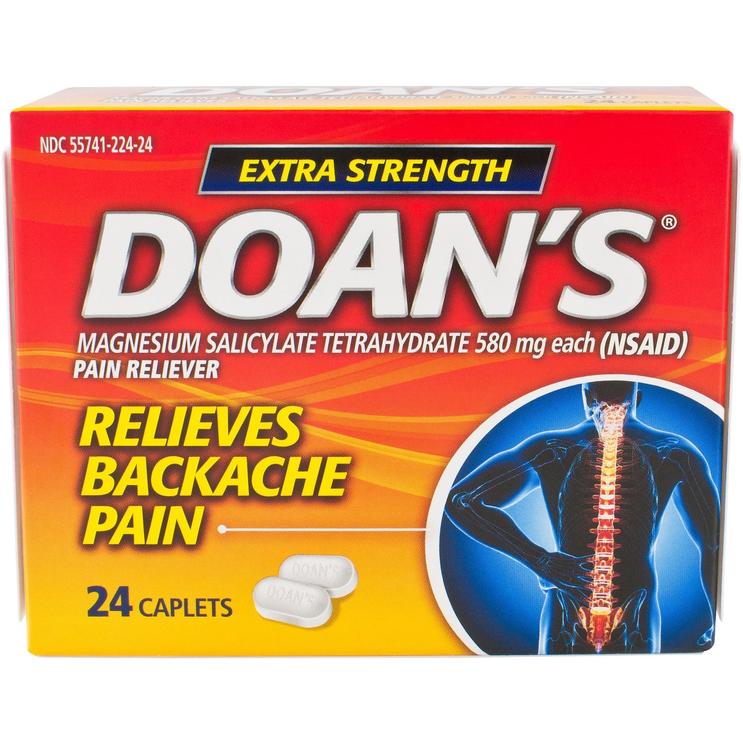 DOANS EXTRA STRENGTH CAPLET 24
