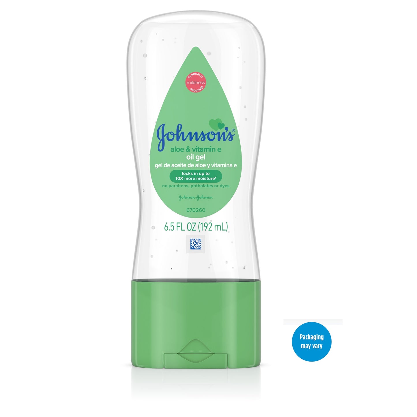 J&J BABY OIL GEL 6.5 OZ