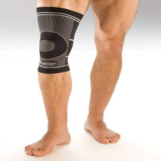 KNEE BRACE SUPPORT 4 WAY STRETCH BLK LG/XL