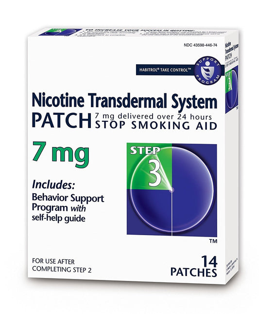 NICOTINE TRANS PATCH(HABITROL) STEP 3 7 MG 14