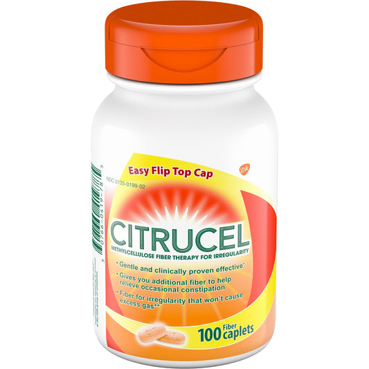 CITRUCEL FIBER LAXATIVE CAPLET 100
