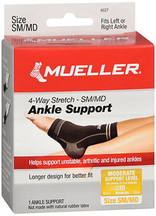 ANKLE BRACE SUPPORT 4 WAY STRETCH SM/MD
