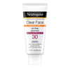NEUTROGENA CLEAR FACE SUNBLOCK LOT SPF30 3 OZ