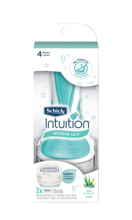 SCHICK INTUITION NATURAL SENSITIVE CARE RAZOR