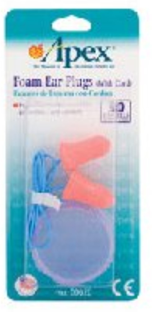 EAR PLUGS FOAM W/CORD