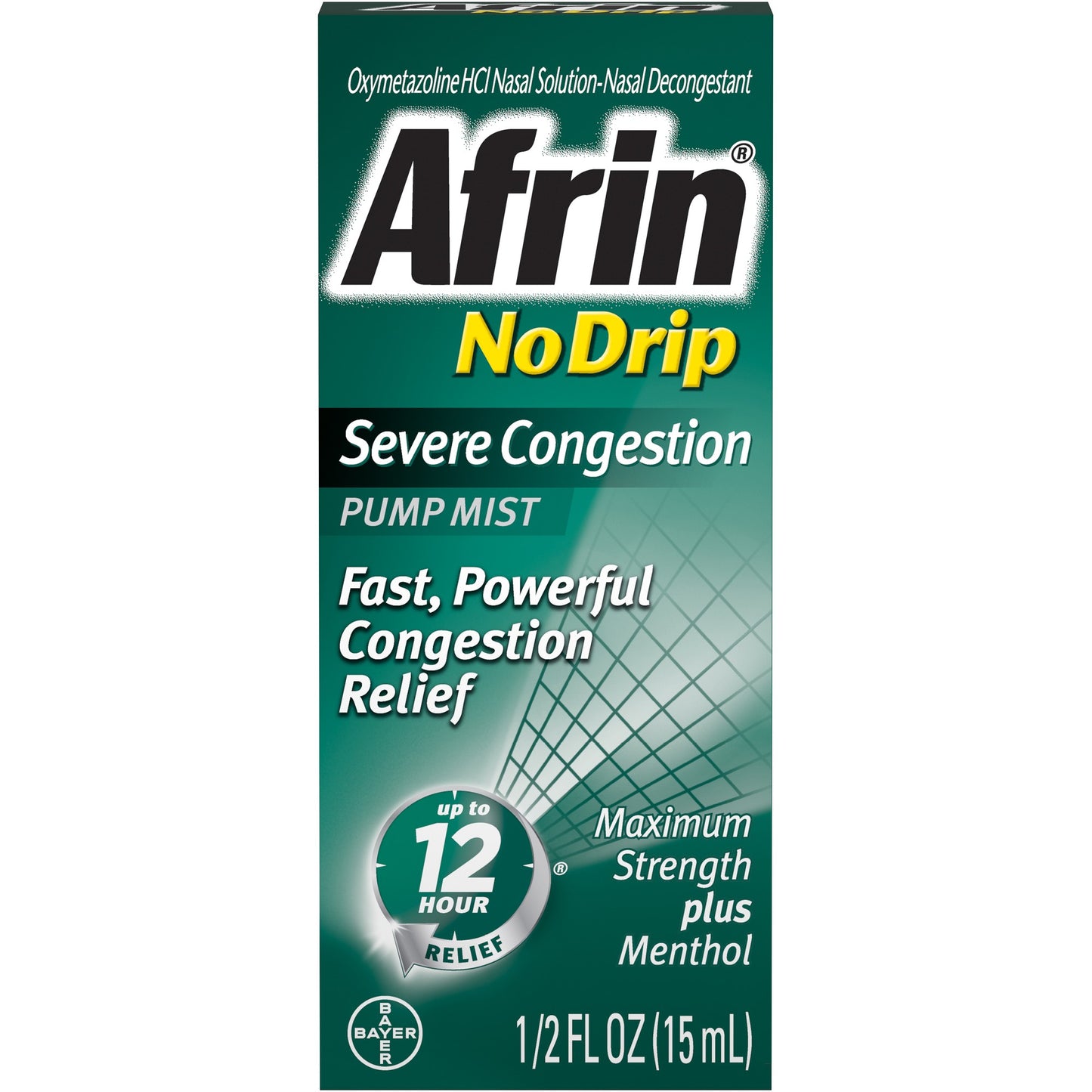 AFRIN NASAL SPRAY NO DRIP CONG 15 ML