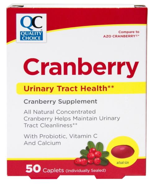 QC CRANBERRY URINARY TRACT HEALTH CAP 50
