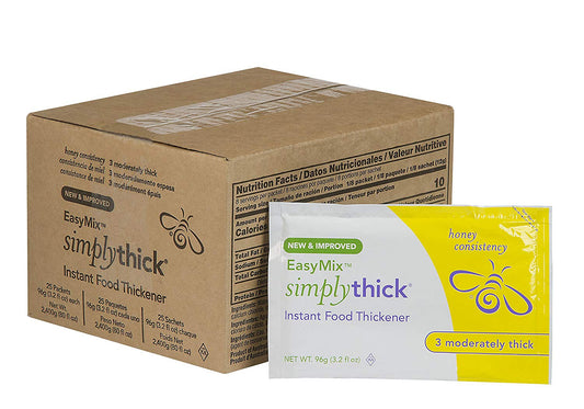 SIMPLY THICK EASY MIX GEL HONEY INDV PKT (25)