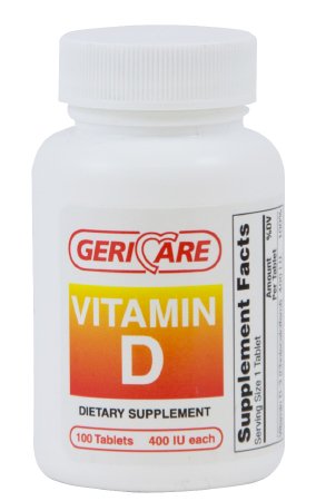 VITAMIN D TAB 400 IU 100 GERI-CARE