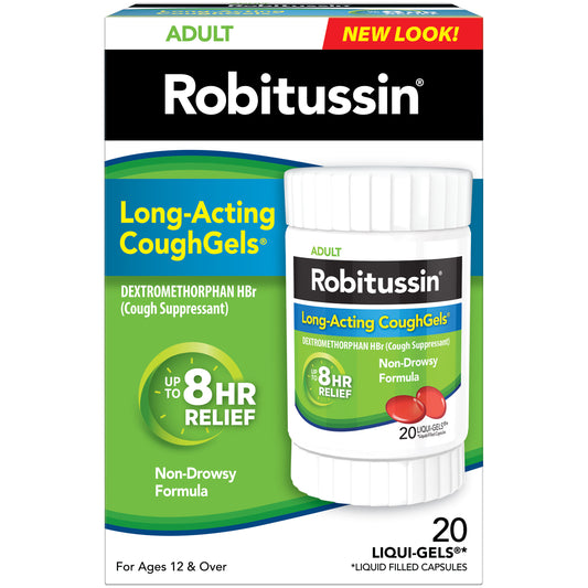 ROBITUSSIN LONG ACTING COUGH GEL 20