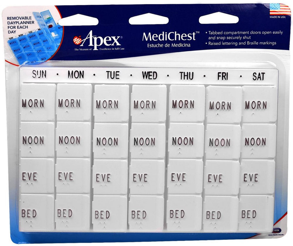 PILL REMINDER WEEKLY 28 COMP 4X MEDICHEST