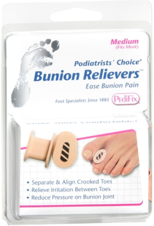 BUNION RELIEVER TOE SPACER MED PK/2