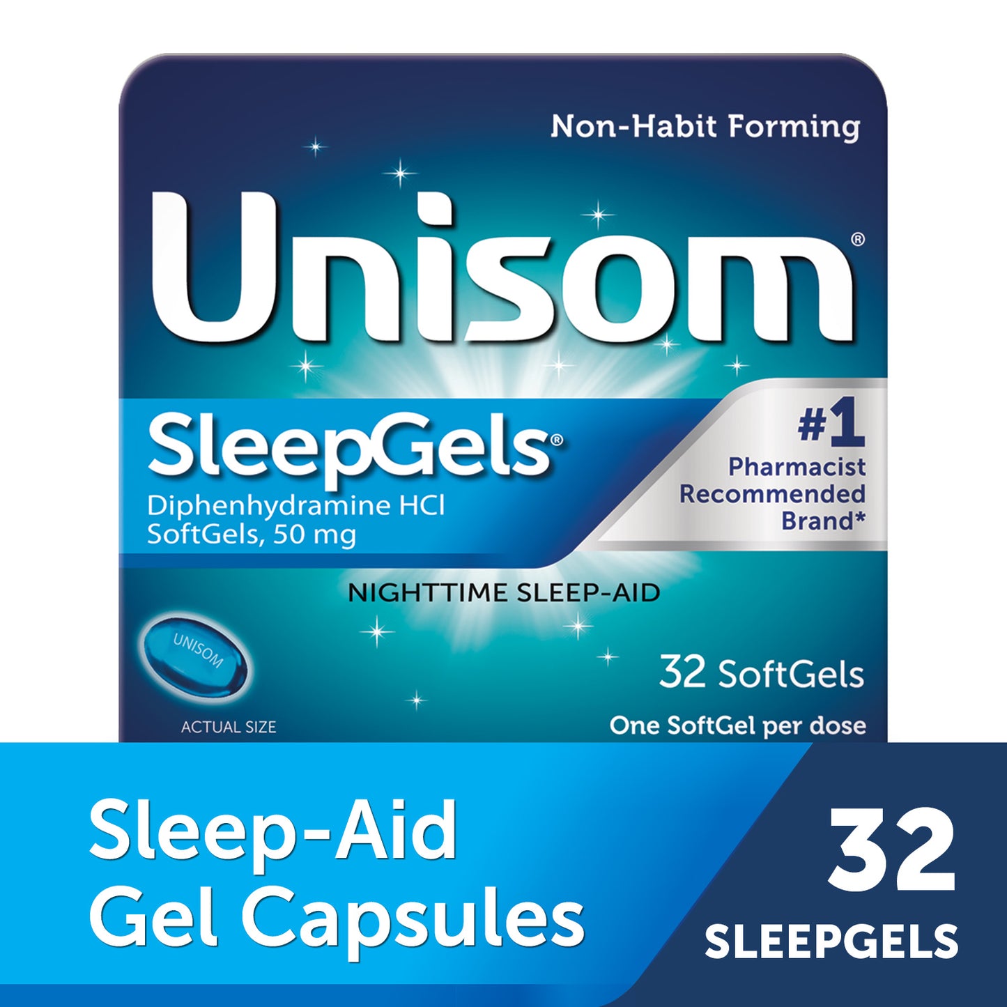 UNISOM SLEEP GEL 32