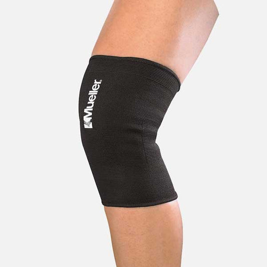 KNEE BRACE ELASTIC CP BLACK LG 16-18"