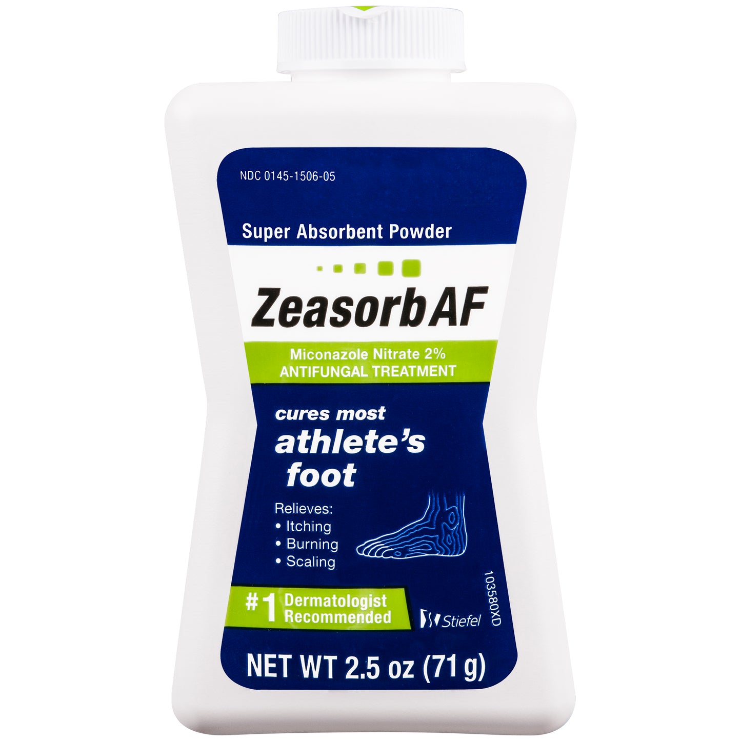 ZEASORB ATHLETES FOOT POWDER 2.5 OZ