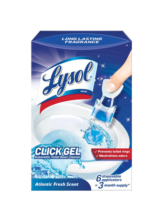 LYSOL CLICK GEL TOILET BOWL CLN FRESH SCENT 6
