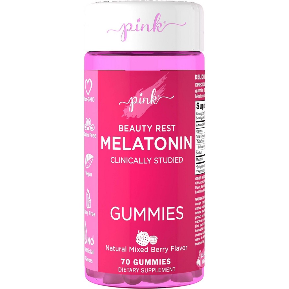 PINK MELATONIN GUMMY 10 MG 70 NT