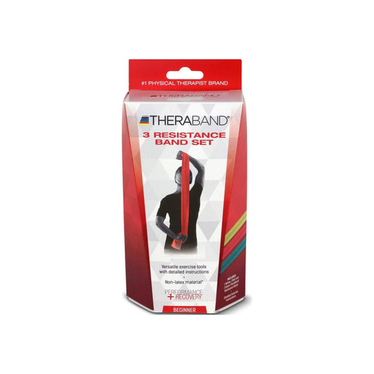 THERA BAND RESISTANCE BAND BEGINNER 3 PK