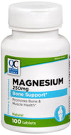 QC MAGNESIUM TAB 250 MG 100