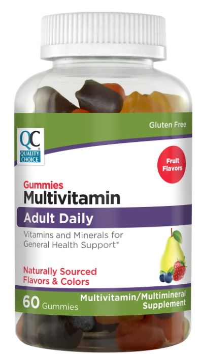 QC ADULT MULTIVITAMIN GUMMIES 60