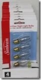 SUNBEAM CLEAR NIGHT LIGHT BULBS 4 PK