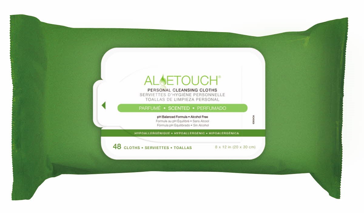 ALOETOUCH PERSONAL CLEANSING WIPES 48