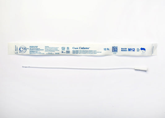 CATHETER INT MALE STRAIGHT TIP 12F 16" BX/30