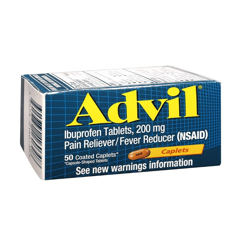 ADVIL CAPLET REG STRENGTH 200 MG 50