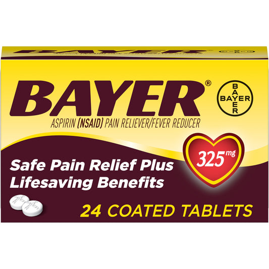 BAYER ASPIRIN TAB 5 GR 24