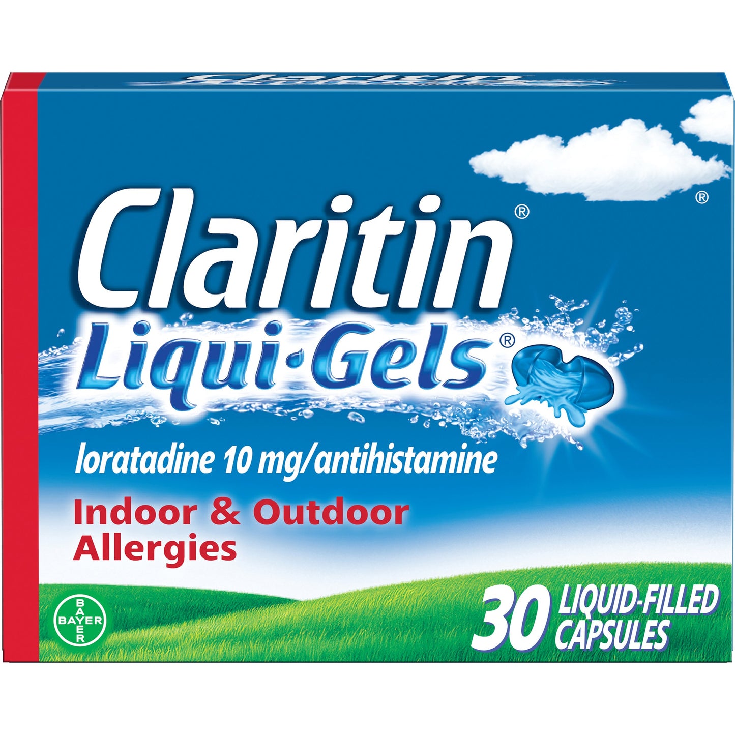CLARITIN ALLERGY LIQUIGELS 10 MG 30