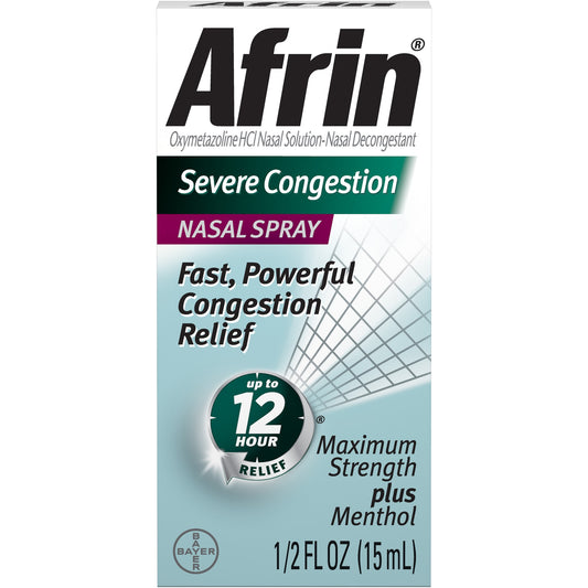 AFRIN NASAL SPRAY SEV CONG W/MENTHOL 15 ML