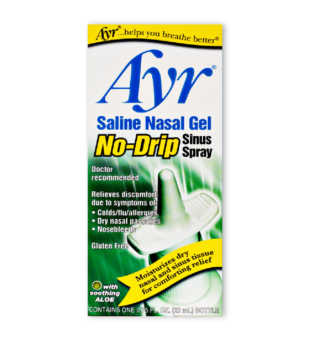 AYR SALINE NASAL GEL NO DRIP SINUS SPR .75 OZ