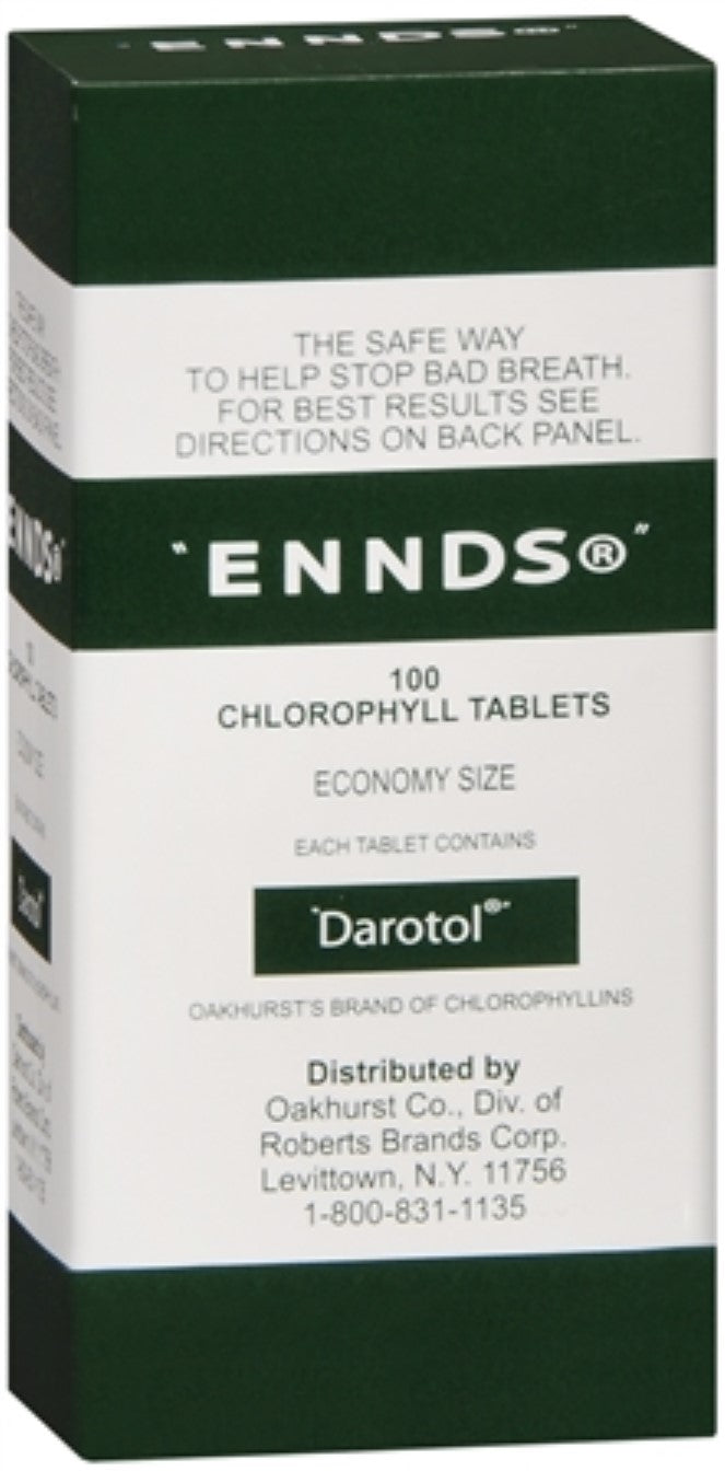 ENNDS CHLOROPHYLL TAB 100 CT