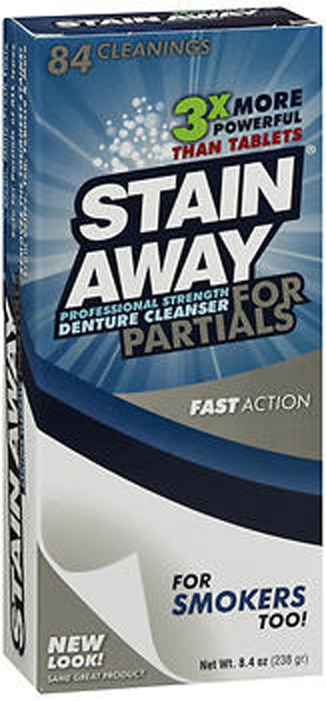 STAIN AWAY CLEANSER FOR PARTIALS 8.4 OZ