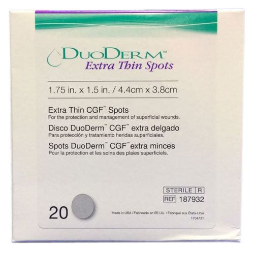 DUODERM CGF DRESSING SPOT 1.75 X 1.5" (20)