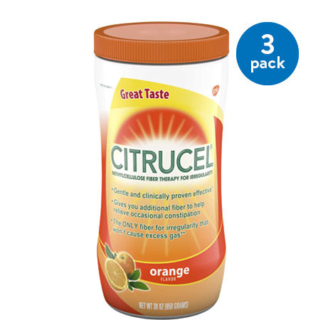 CITRUCEL FIBER LAXATIVE ORANGE 30 OZ