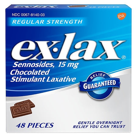 EXLAX TAB CHOCOLATE 48