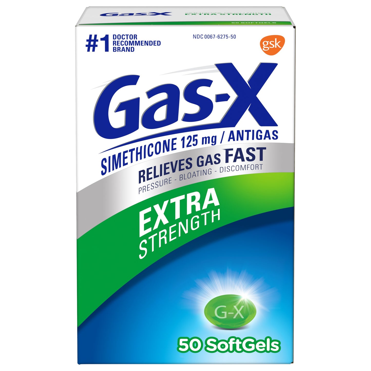 GAS-X SOFTGEL EXTRA STRENGTH 50