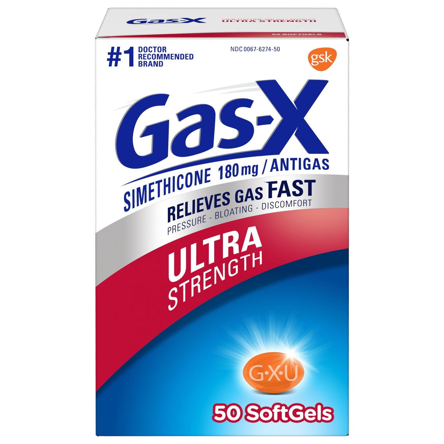 GAS-X SOFTGEL ULTRA 50