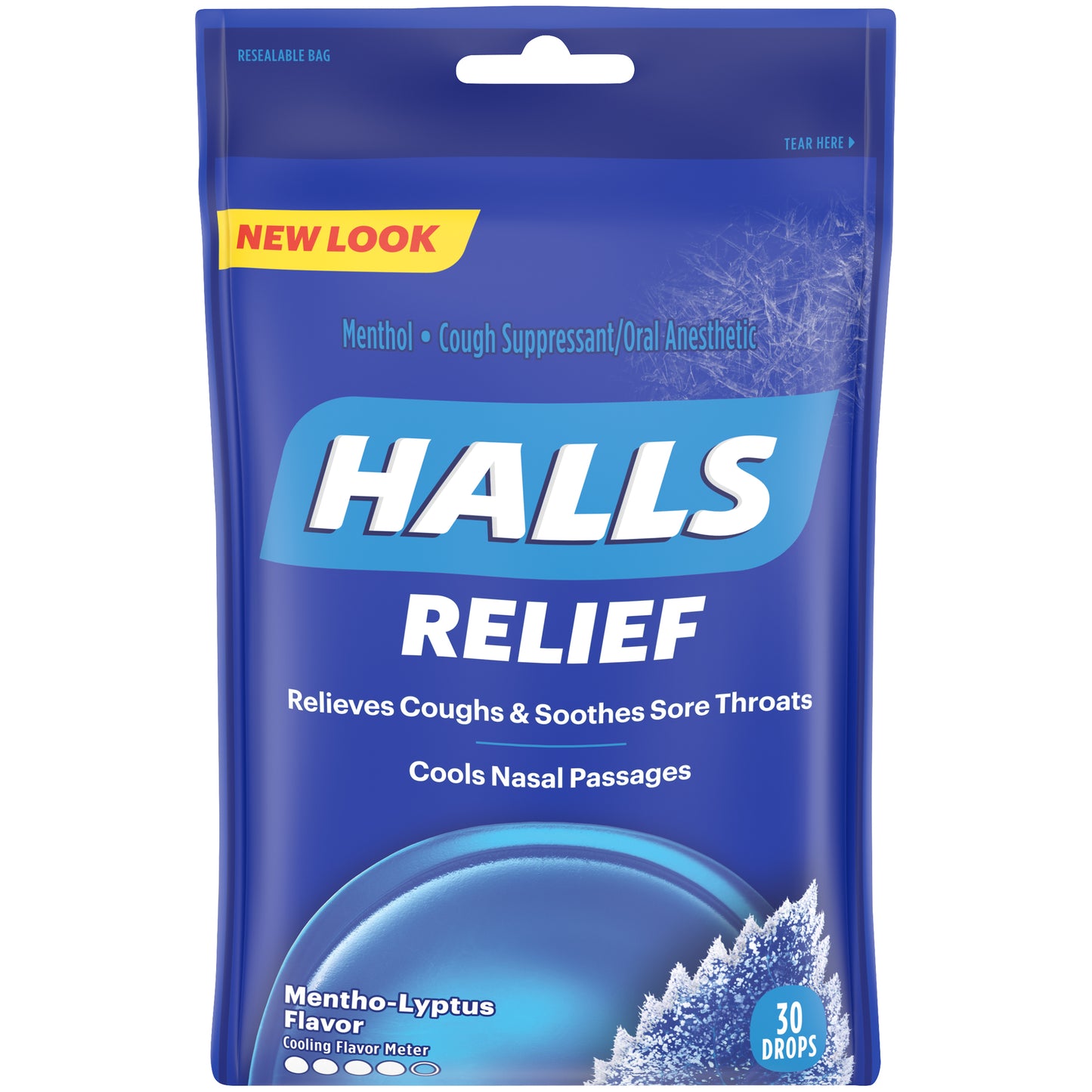 HALLS MENTHO LYPTUS BAG 30