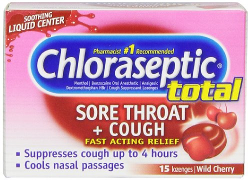 CHLORASEPTIC TOTAL WILDCHERRY LIQ CTR LOZ 15