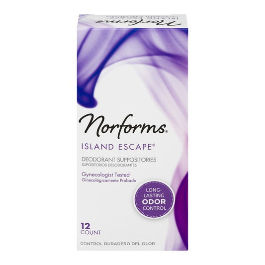 NORFORMS SUPPOSITORIES ISLAND ESCAPE 12